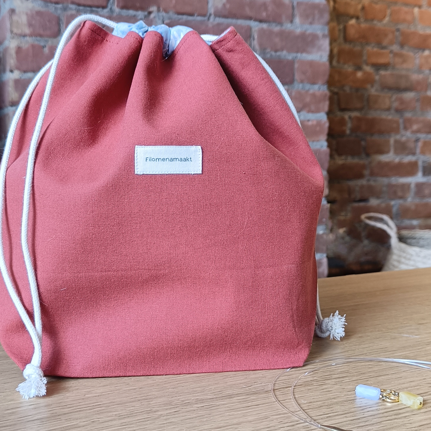 Project bag - roestrood - medium