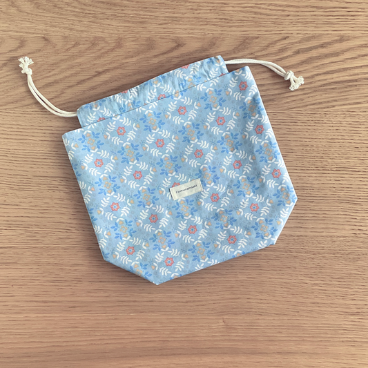 Project bag - folk bloemen - medium