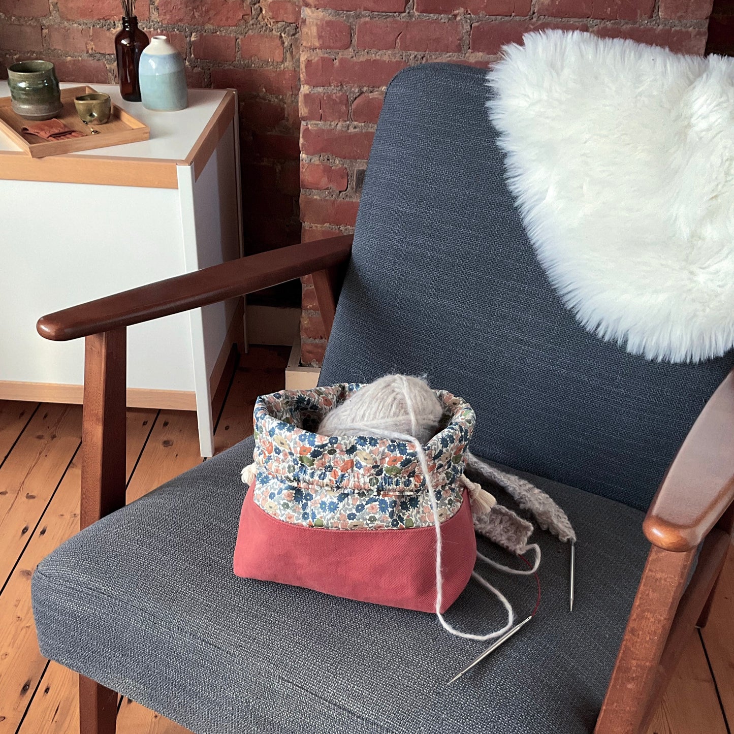 Project bag - Liberty London stof - medium