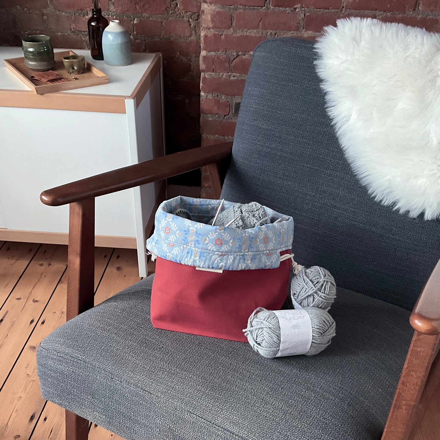 Project bag - roestrood - medium